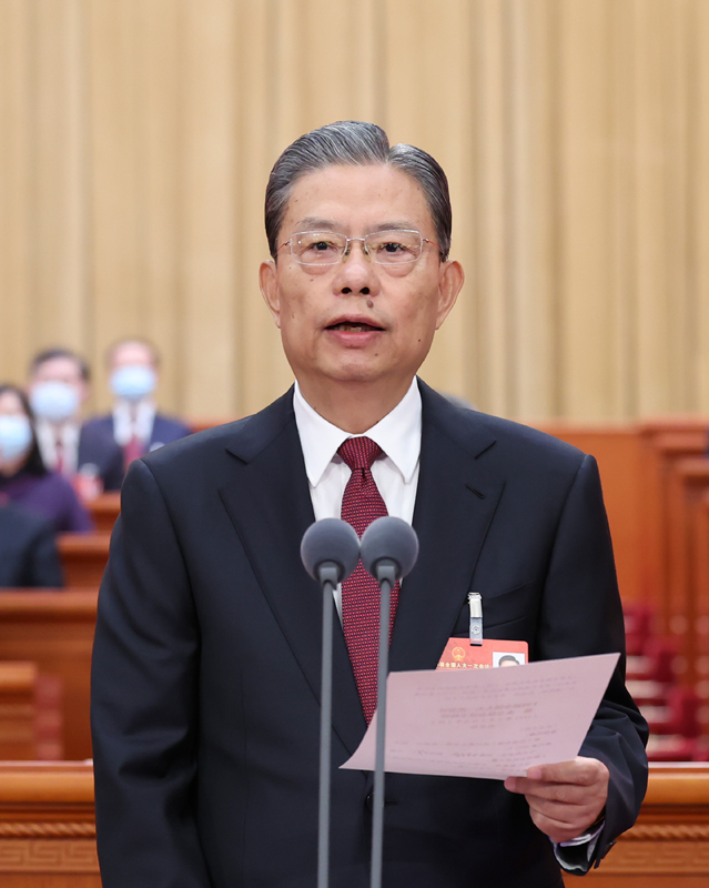 3月5日，第十四屆全國人民代表大會(huì)第一次會(huì)議在北京人民大會(huì)堂開幕。趙樂際主持開幕會(huì)。.jpg