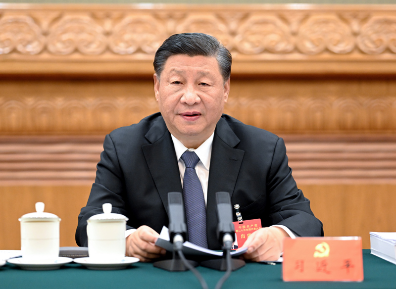 10月18日，中國共產(chǎn)黨第二十次全國代表大會主席團(tuán)在北京人民大會堂舉行第二次會議。.jpg